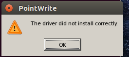 error message