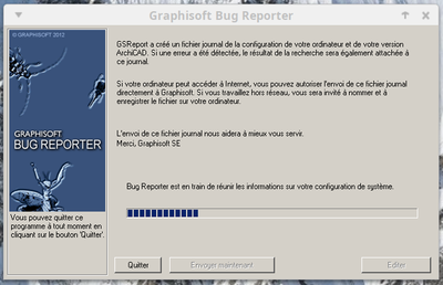graphisoft bug reporter