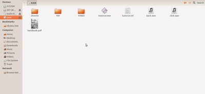 So this is what I get when I insert the cd, everything is Ok I think.