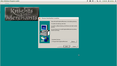 After pressing &quot;install&quot; a normal installer opens up.