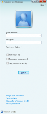Error window
