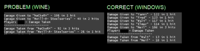 csgo console font bug screenshot