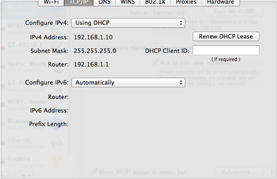 Check my IPv4 address which is 192.168.1.10
