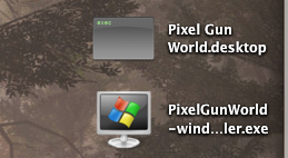 As you can see the top the is the game and on the bottom is the installer...